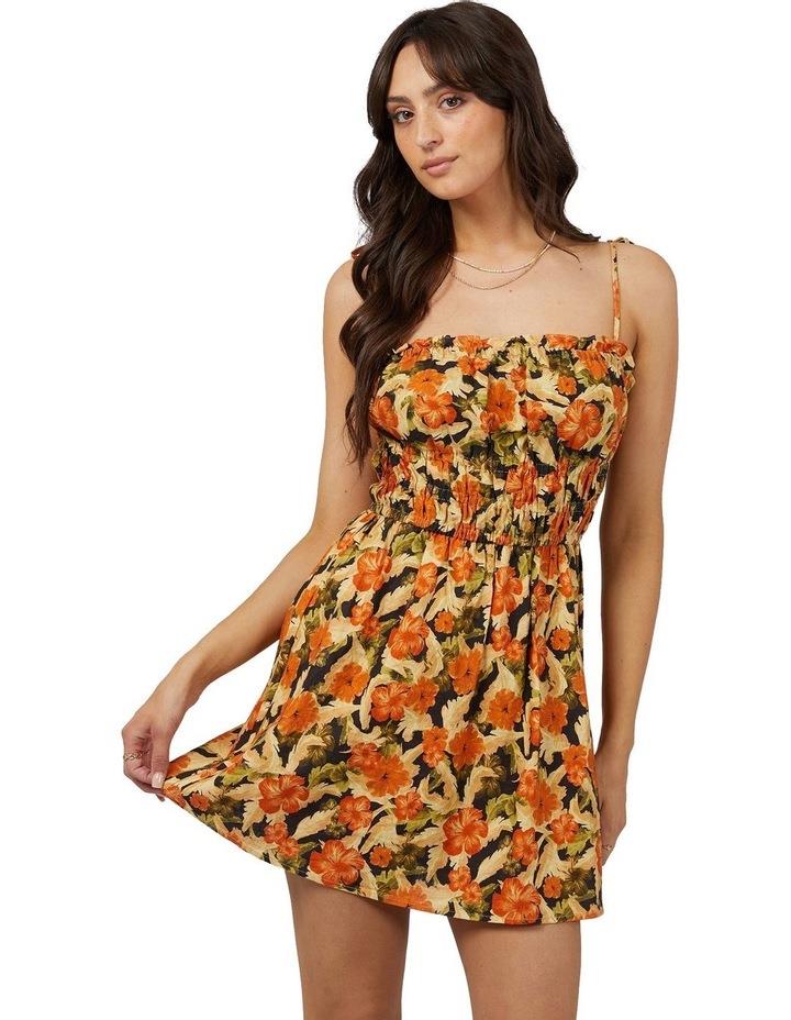 All About Eve Margot Floral Mini Dress in Brown Assorted 10