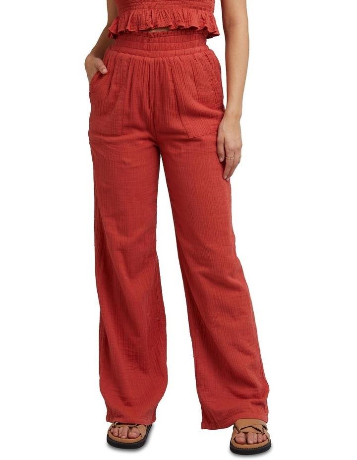 All About Eve Rowie Pant in Rust 10