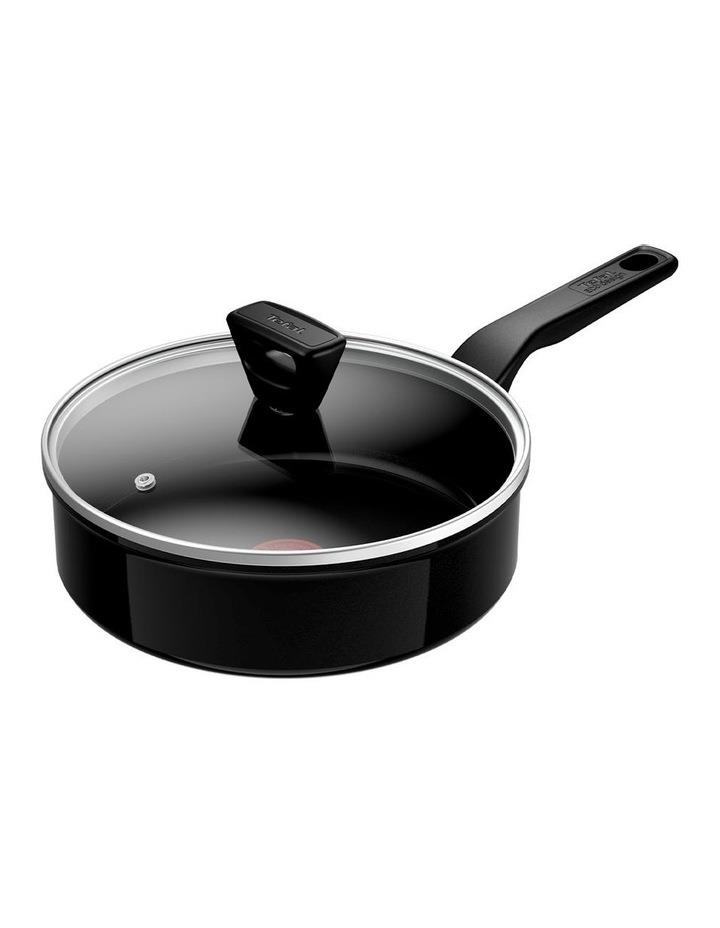 Tefal Renew Induction Ceramic Sautepan with Lid 24cm in Black