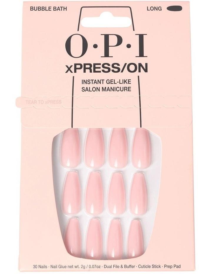 OPI Xpress/On Bubble Bath&trade; Long Press-On Nails Set Pink