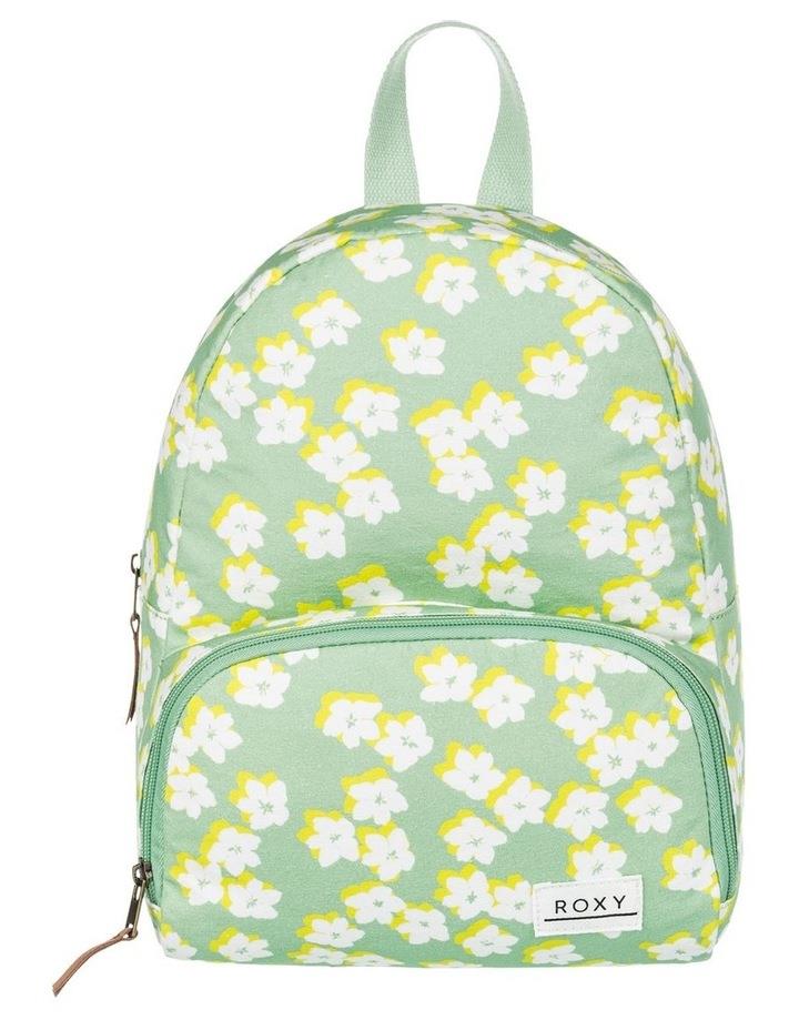 Roxy Always Core 8L Extra Small Backpack in Quiet Green Floral Delight Green OSFA
