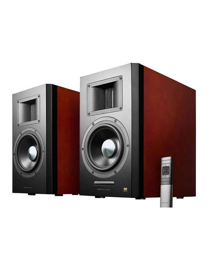 AirPulse A300 Active Home Studio Speakers in Cherry Wood Chestnut M