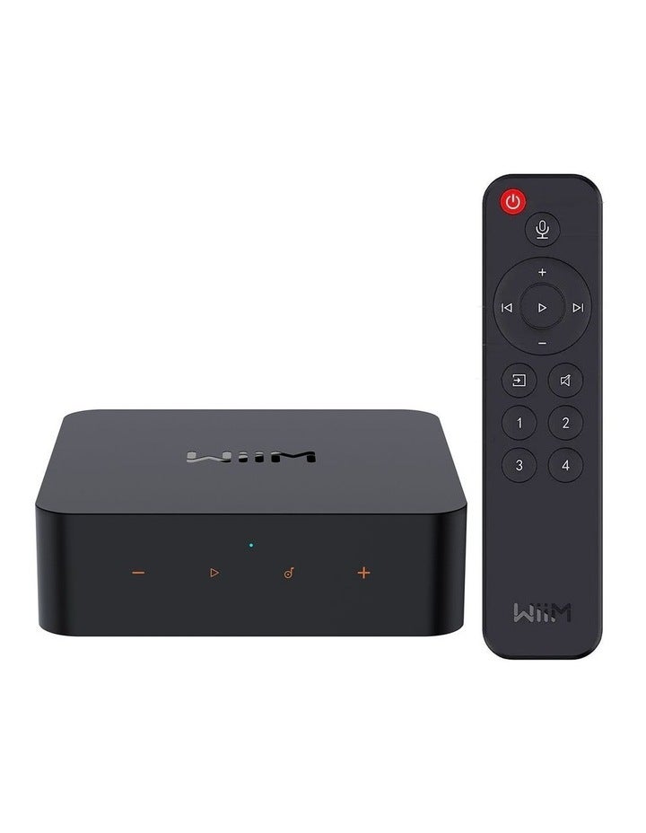 WiiM Pro Plus Wireless Audio Streamer AirPlay 2 and Chromecast Black