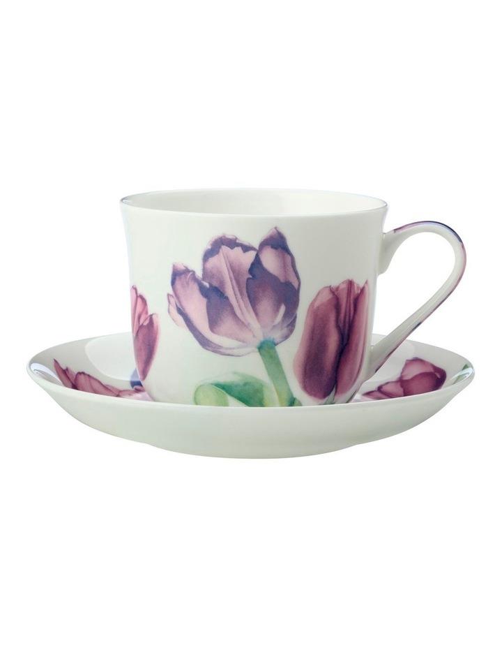 Maxwell & Williams Katherine Castle Floriade Breakfast Cup & Saucer 480ML Tulip Gift Boxed