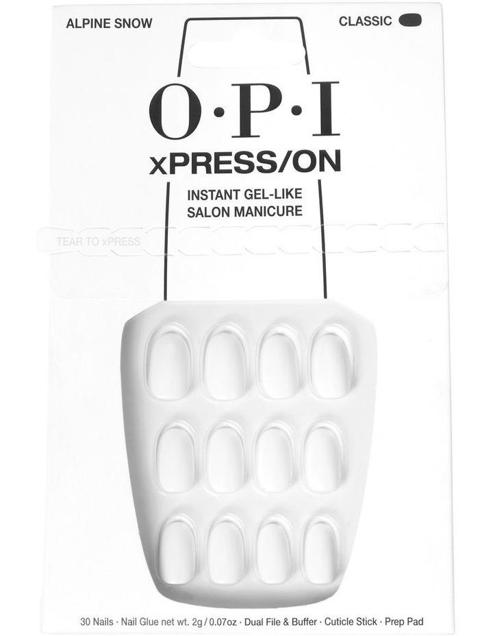 OPI Xpress/On Alpine Snow&trade; Press-On Nails Set White