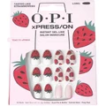OPI Xpress/On Tastes Like Strawberries Press-On Nails Set Pink