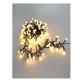 Lexi Lighting 300 LED Connectable Cluster String Light With Cherry Balls Assorted