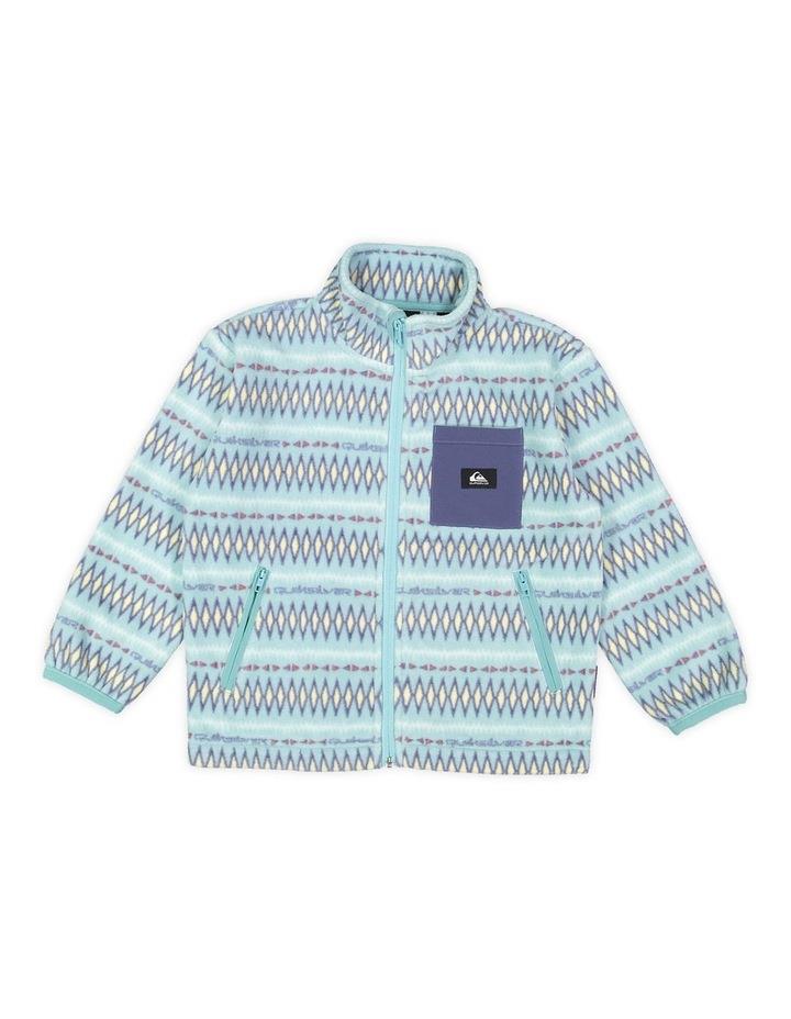 Quiksilver Heritage Zip-Up Sweatshirt in Marine Blue 2