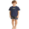 Quiksilver Bubble Arch T-shirt in Total Eclipse Navy 3