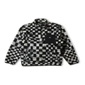 Quiksilver Saturn Distort Half-Zip Fleece Sweater in Black Mercury Black 10