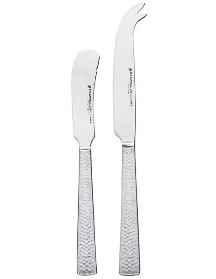 Maxwell & Williams Wayland Cheese and Pate Knife Set 2 Piece in Silver