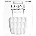 OPI Xpress/On Alpine Snow&trade; Long Press-On Nails Set White