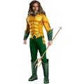 DC Comics Aquaman Deluxe Dress Up Costume in Two Tone One Size