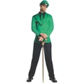 DC Comics The Riddler Deluxe Party Costume in Green XL