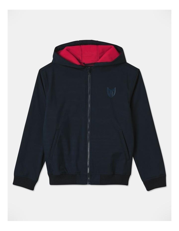 Bauhaus Athletic Jacket With Hood in Navy 10