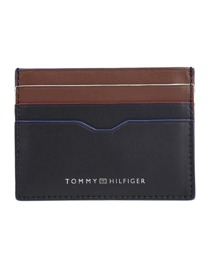 Tommy Hilfiger Prep Credit Card Holder in Black One Size