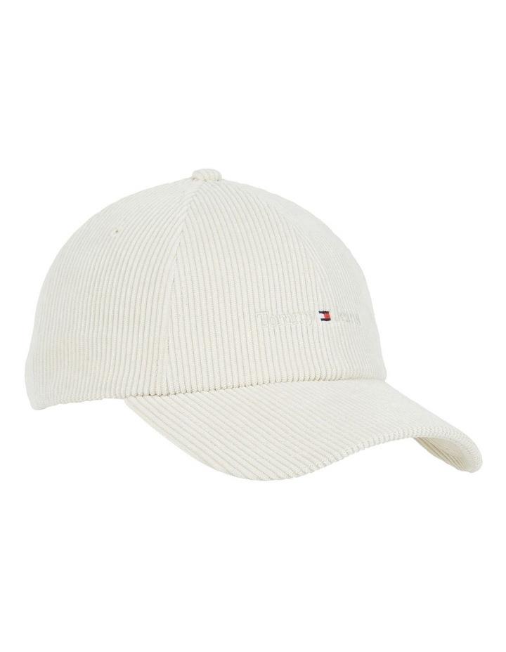Tommy Hilfiger Sport Corduroy Cap in Ivory One Size