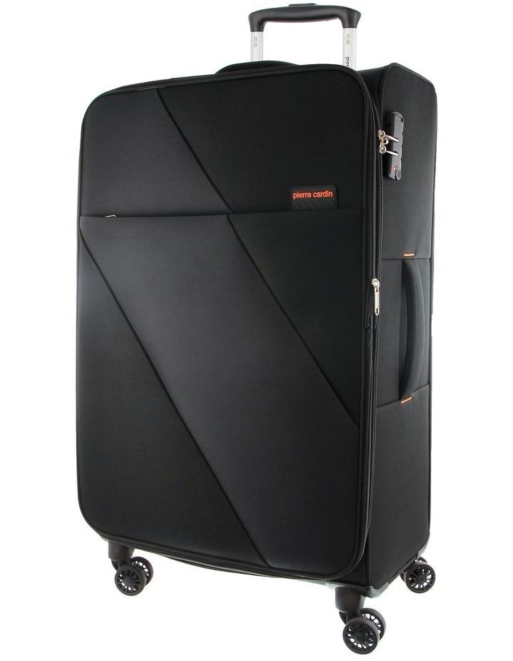 Pierre Cardin Vivant 68cm Medium Soft-Shell Suitcase in Black