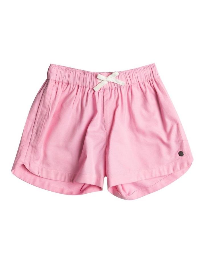 Roxy Una Matina Elasticated Waist Shorts in Pink 4
