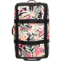 Roxy Travel Dreaming Medium Wheelie Suitcase in Anthracite Palm Song Black OSFA