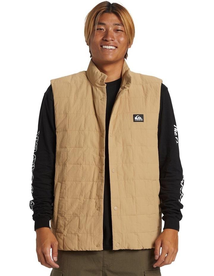 Quiksilver Forest Jungle Insulated Vest in Khaki S