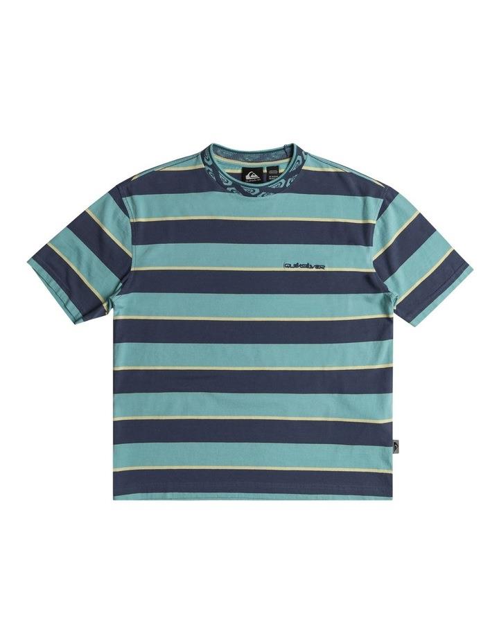 Quiksilver Stripe T-shirt in Blue 10