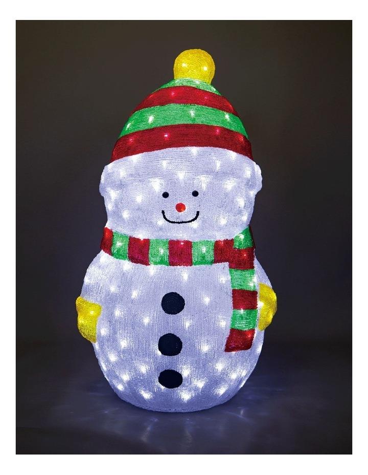 Lexi Lighting Acrylic LED Snowman 2 Size Xmas Outdoor Decoration 61cm Assorted