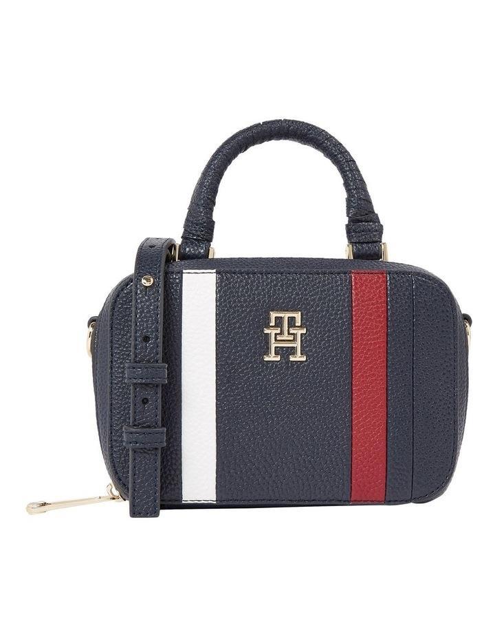 Tommy Hilfiger Signature Monogram Crossover Bag in Space Blue