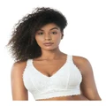 Parfait Adriana Wirefree Full Bust Lace Bralette in Pearl White 8D