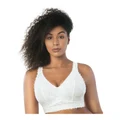 Parfait Adriana Wirefree Full Bust Lace Bralette in Pearl White 8D