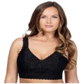 Parfait Adriana Wirefree Full Bust Lace Bralette in Black 8D