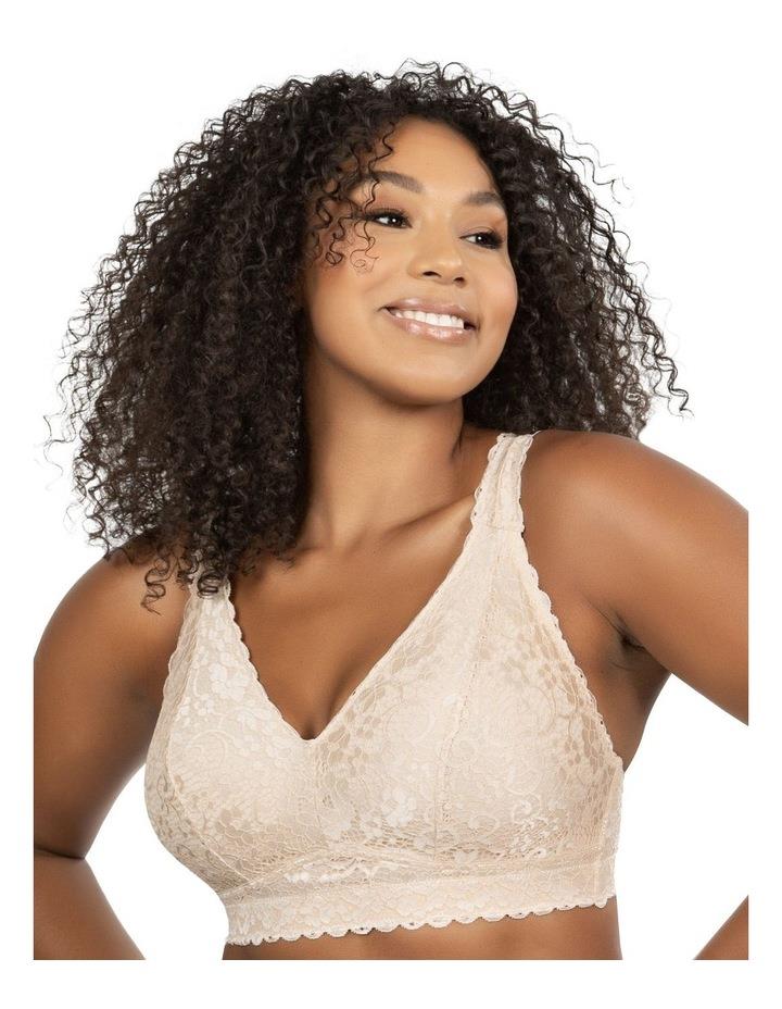 Parfait Adriana Wirefree Full Bust Lace Bralette in Bare Natural 8D