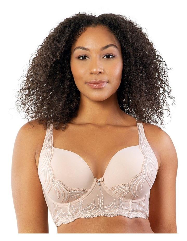 Parfait Pearl Underwire Longline Plunge Bra in Cameo Rose Pink 10D