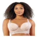 Parfait Pearl Underwire Longline Plunge Bra in Cameo Rose Pink 16D