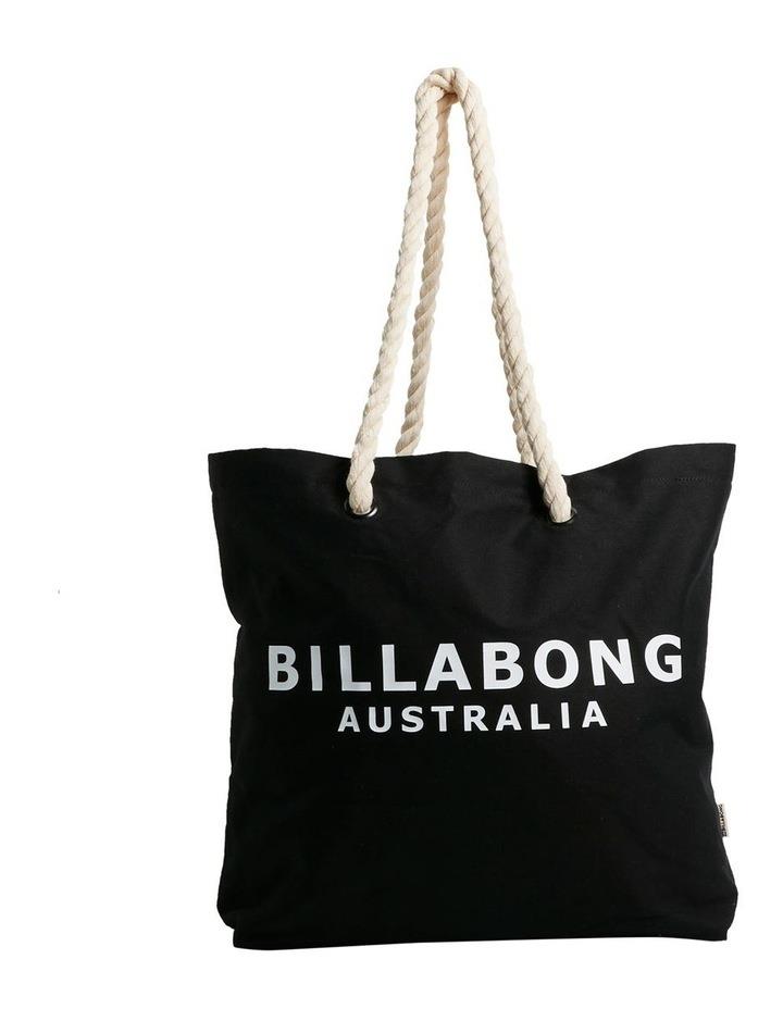 Billabong Society Beach Bag in Black OSFA