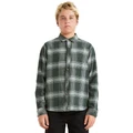 Billabong Coastline Flannel Shirt in Dusty Forest Green 8