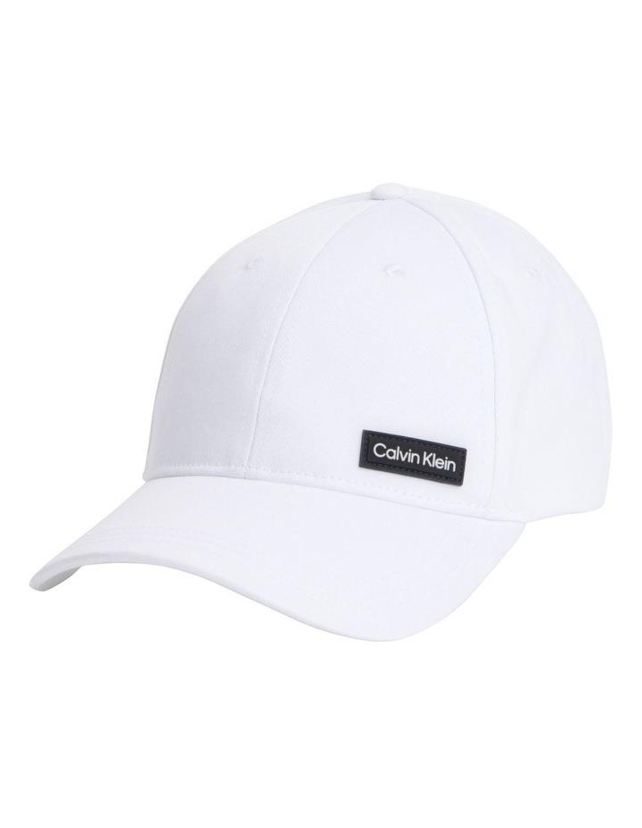 Calvin Klein Essential Patch BB Cap in Bright White One Size