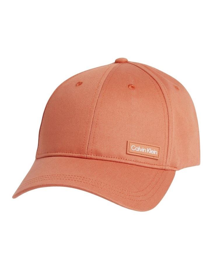 Calvin Klein Essential Patch BB Cap in Autumn Glaze Rust One Size