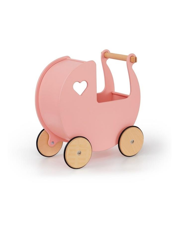 Moover Classic Dolls Pram Wooden Toy Pink