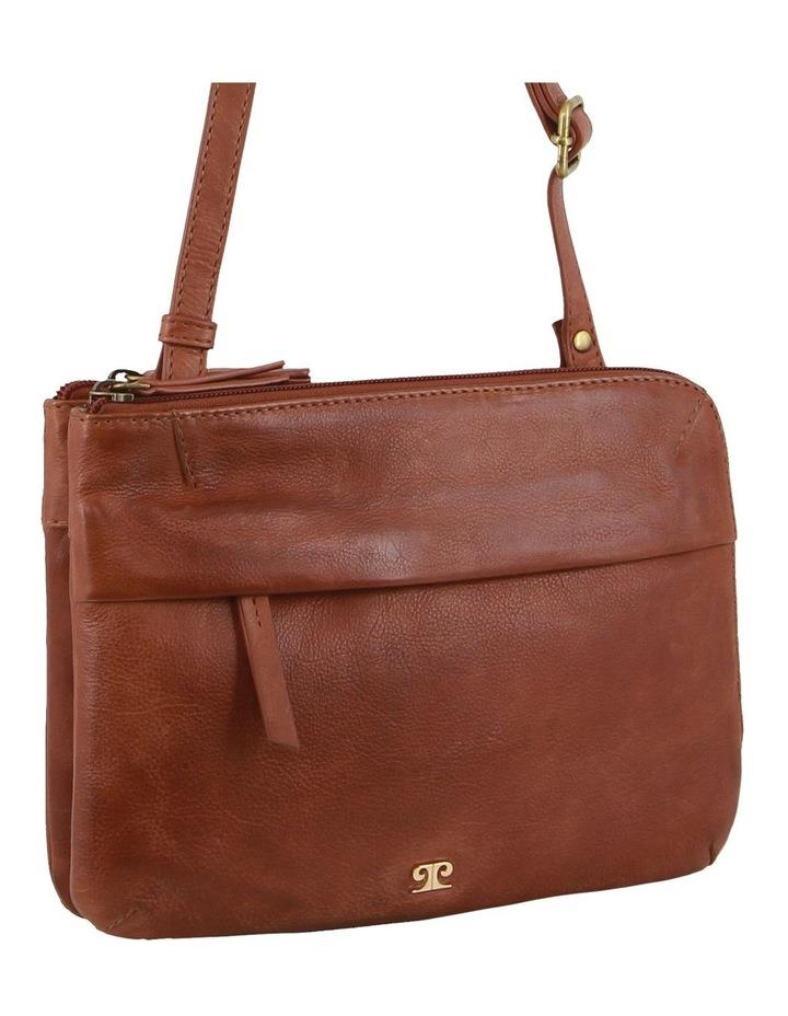 PIERRE CARDIN Leather Business Computer Bag in Tan