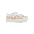 Walnut Classic Mary Jane Daisy Sneakers in Floral Pink 25