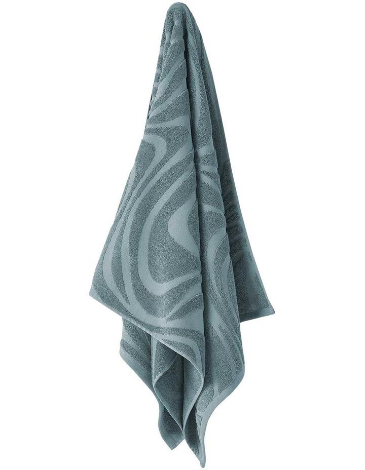 Aura Home Wave Towel Range in Pacific Blue Towel Set