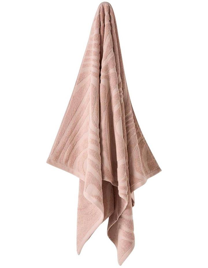 Aura Home Aura Wave Towel Range in Shell Pink Towel Set