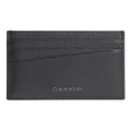 Calvin Klein Diagonal Cardholder 6 Credit Card Slot Wallet in Black One Size
