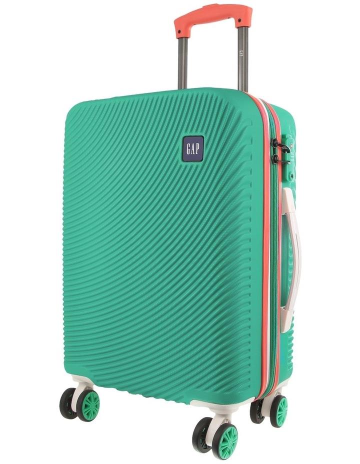 Gap Stripe 56cm Hard-Shell Cabin Suitcase in Turquoise