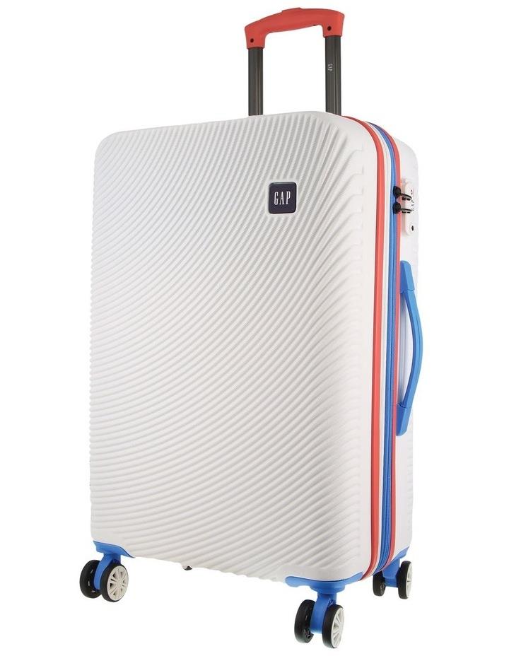 Gap Stripe Large 76cm Hard-shell Suitcase in White