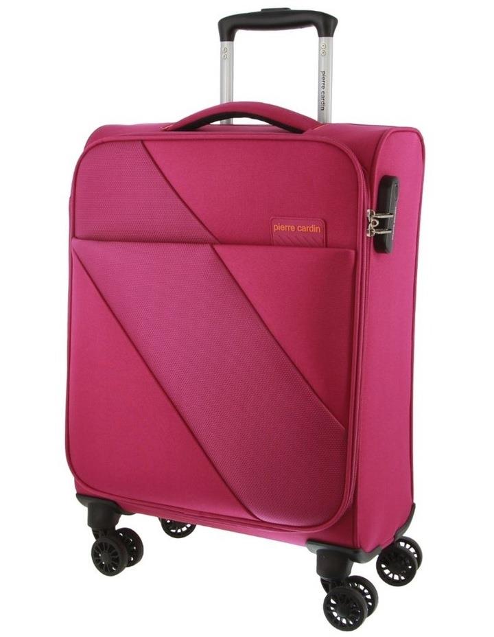 PIERRE CARDIN Vivant 55cm Cabin Soft-Shell Suitcase in Pink