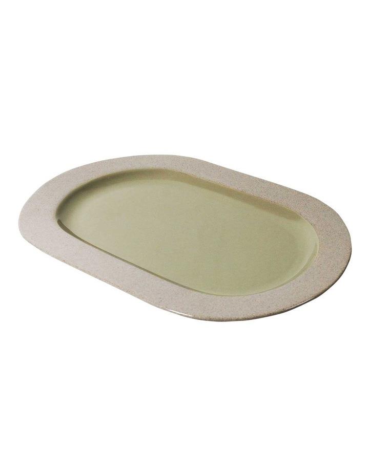 Robert Gordon Swatch Oval Platter 28cm x 25cm in Olive
