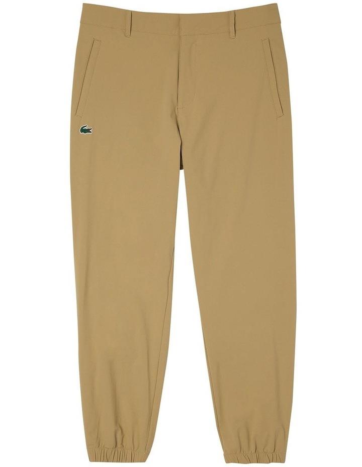 Lacoste Golf Recycled Poly Trousers in Lion Beige 38