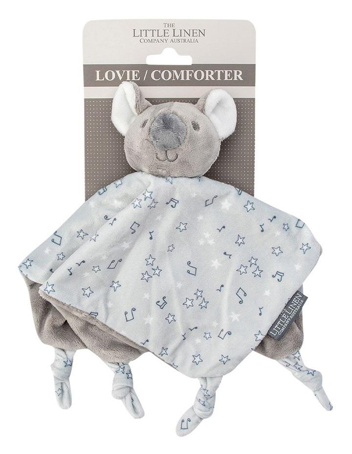 The Little Linen Company Lovie Comforter Cheeky Koala Grey